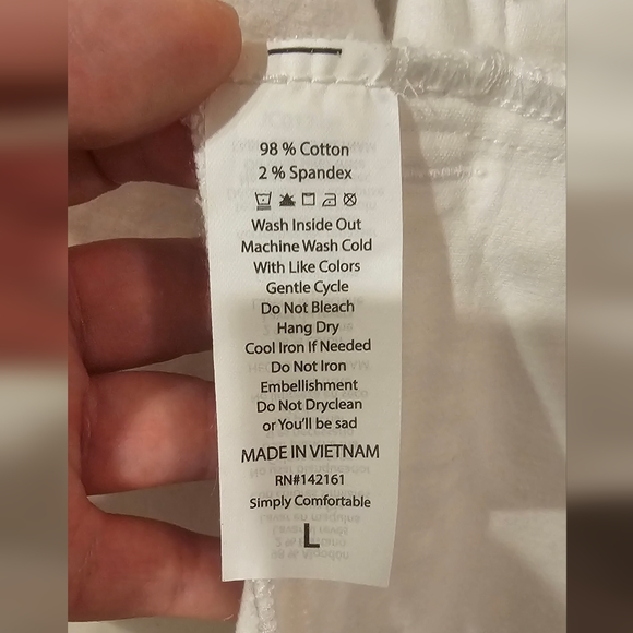 BNWT Large white jean jacket - Picture 6 of 12